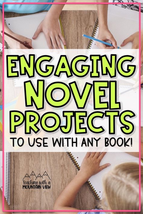 Novel projects are engaging ways to boost comprehension and hold students accountable or independent reading. The best novel projects for 3rd, 4th, and 5th grades Includes several FREE projects and ideas that need very few supplies! Novel Projects, Middle School Novel Studies, Novel Study Project, Middle School Novels, Independent Reading Activities, 3rd Grade Books, Novel Activities, Novel Study Activities, Book Tasting