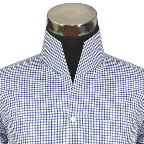 Indulge into some wonderfully crafted high collar shirts, and get yourself uplifted in style this Spring Summer with John Clothier www.johnclothier.com #highcollarshirts #summerwarerobe #dapperstyle #gentlemenstyle #fashionformen #fashiongoals2024 #buttonlesscollar #Vneckcollar #johnclothierlondon #johnclothiershirts Karl Lagerfeld Style, Karl Lagerfeld Fashion, High Collar Shirts, Open Collar Shirt, Mandarin Collar Shirt, Black Gingham, Dapper Style, Cotton Shirts For Men, Casual Long Sleeve Shirts