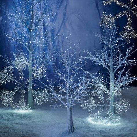 Sweet 16 Winter Wonderland, Lights Twinkle, Sweet 16 Winter, Winter Gala, Snowflake Ball, Snow Effect, Miniatures Diy, Outdoor Play Areas, Porch Planters