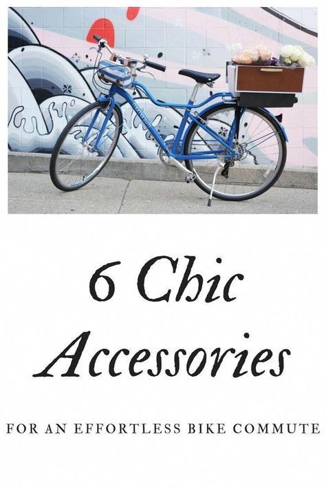 Cute Bike Accessories Woman, Townie Bike Accessories, Cute Bike Accessories, E Bike Accessories, Bike Commuter Style, Commuter Bike Accessories, Bike Style Women, Bike Essentials, Bike Accessories Diy