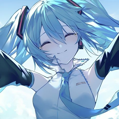 hatsune miku | art Male Miku, Miku Pixel Art, Hatsune Miku Art, Miku Art, Miku Pfp, Rolling Girl, Blurry Pics, Hug Gif, Bad Apple