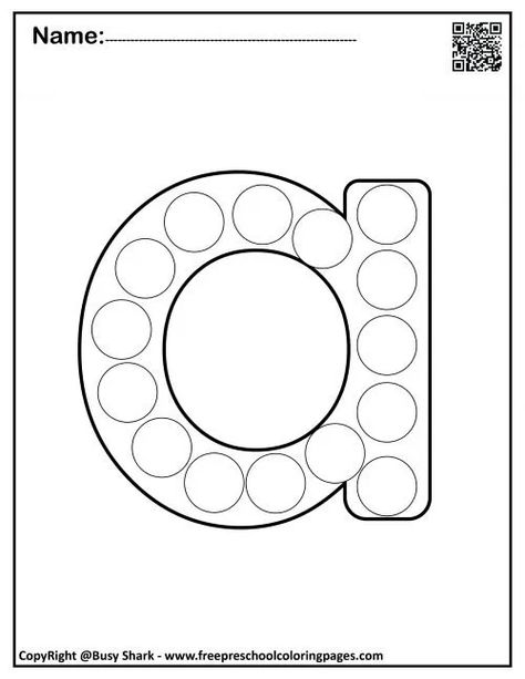 2 Letter A lower case do a dot marker preschool coloring pages free printable for kids alphabet ABC-01 Abc For Toddlers, Free Preschool Printables Alphabet, Dot Marker Printables, Free Printable Alphabet Worksheets, Letter A Coloring Pages, Dot Marker Activities, Dot Letters, Kids Alphabet, Dot Worksheets