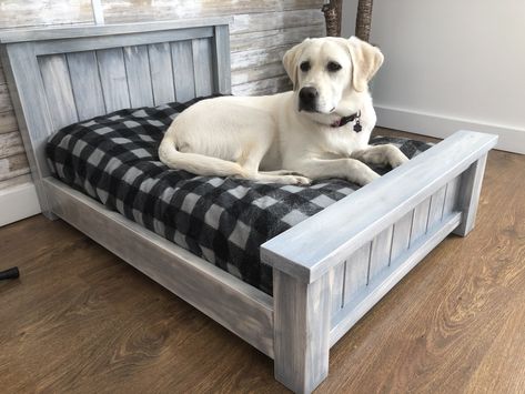 Your furry BFF deserves a great place to sleep... and we dont mean in YOUR bed! Custom Dog Bed, Doghouse Outdoor, Diy Dog Bed Frame, Dog Bedrooms In House, Dog Window Seat, Diy Elevated Dog Bed, Crib Mattress Dog Bed, Corner Dog Bed, Farmhouse Dog Beds