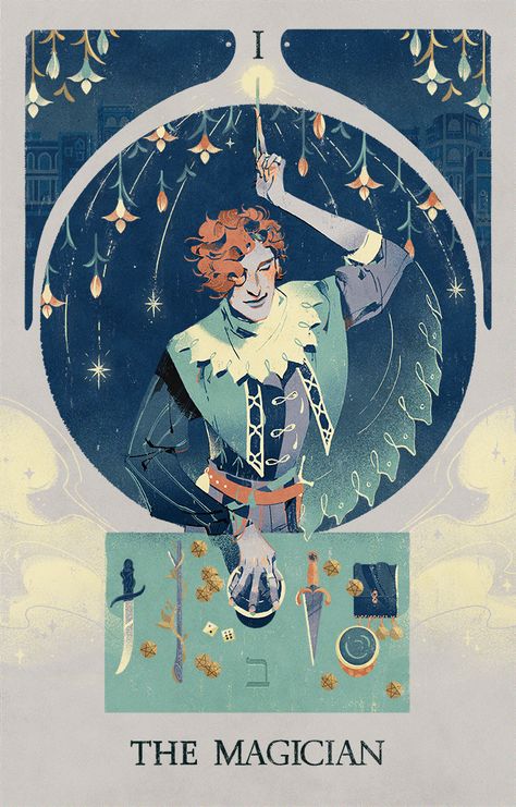 Magician Art, Tarot Cards Art Illustration, The Magician Tarot, 카드 디자인, Tarot Cards Art, Art Carte, Tarot Art, Art Et Illustration, 판타지 아트