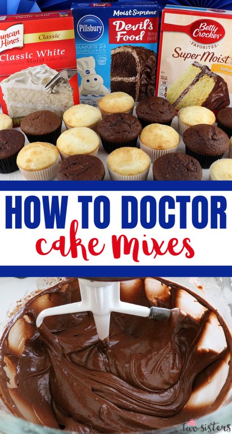 How To Make Boxed Cake Mix Taste Like Homemade, Boxed Cake Mix Hacks Pudding, How To Fix Box Cake, Fix Box Cake, The Cake Mix Doctor Recipes, Best Boxed Cake Mix Recipes, Cake Mix Hacks Boxes Betty Crocker, How To Fix Up Box Cake, Cake Mix Fixes Boxes