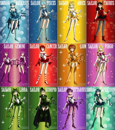 Sailor Moon Zodiac Signs, Demon Slayer Zodiac Signs, Sailor Moon Characters, Venus Tattoo, Shang Tsung, Moon Character, Moon Zodiac, Zodiac Signs Pictures, Powerpuff Girls Characters