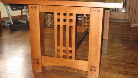 Arts & Crafts Inspired Dining Table - FineWoodworking Craftsman Style Furniture, Arts And Crafts Kitchen, Mission Style Furniture, Mission Furniture, Craftsman Furniture, Arts And Crafts Furniture, Arts And Crafts House, Craftsman Style Home, Mission Accomplished