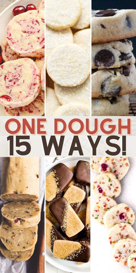 Can You Freeze Biscuit Dough, Best Freezer Cookie Recipes, Rolled Butter Cookies, Cookie Dough Recipes To Freeze, Roll And Cut Cookies, Cookie Sheet Cookies, Roll And Slice Cookies, Slice And Bake Cookie Recipes, Log Cookies Recipes