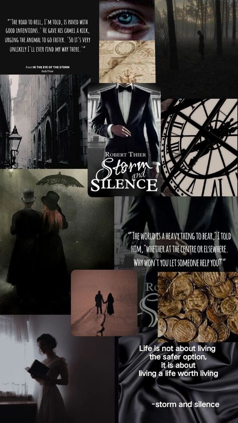 Storm And Silence Aesthetic, Storm And Silence Quotes, Silence Aesthetic, Leavers Shirt, Storm And Silence, Quote Collage, Silence Quotes, Eye Of The Storm, A Court Of Mist And Fury