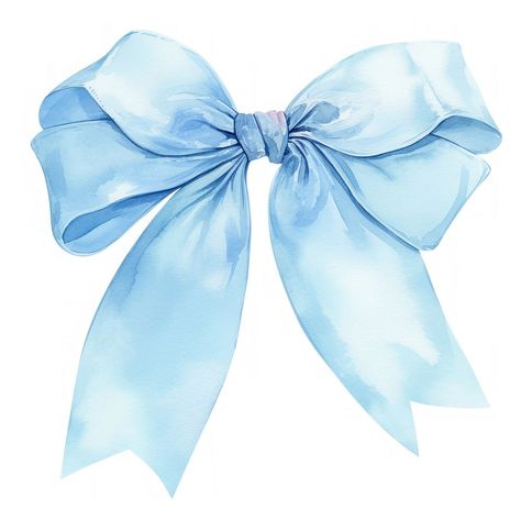 Elegant watercolor blue ribbon illustration | free image by rawpixel.com / Tanasiri Blue Ribbon Aesthetic, Aesthetic Stickers Blue, Blue Bows Aesthetic, Person Watercolor, Ribbon Drawing Coquette, Blue Ribbon Png, Blue Bows Background, Ribbon Drawing, Blue Bow Png