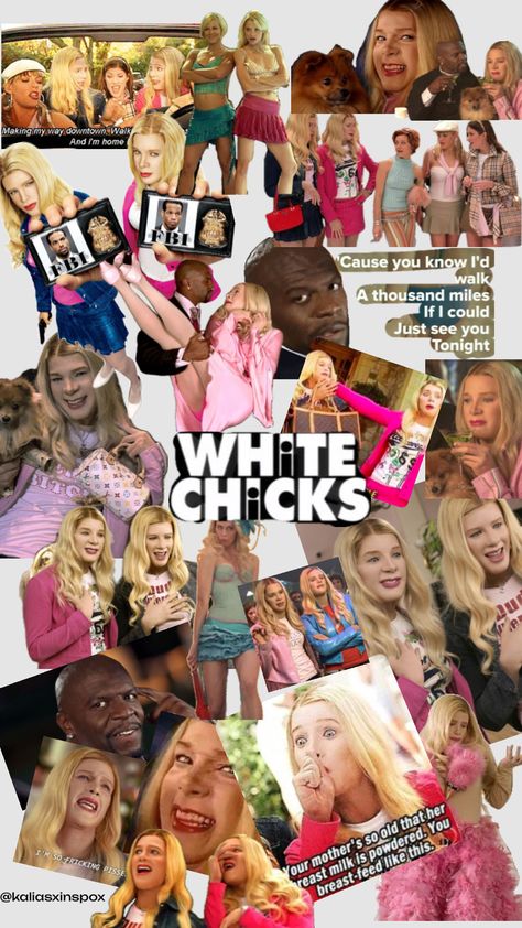 @kaliasxinspox#whitechicks#tv#movie#film#love White Chicks Poster, White Chicks Aesthetic, White Chicks Movie, Making My Way Downtown, Best Teen Movies, Movie Halloween Costume, Movie Cakes, Y2k Icons, Comfort Movies