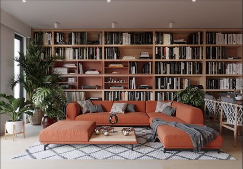 Home office library ideas