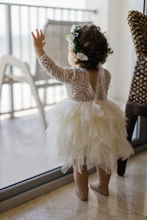 Toddler Flower Girl Wedding, Baby Wedding Outfit Girl 6 Months, Flower Girl Dresses For Toddlers, Baby Dresses For Wedding, One Year Old Flower Girl, Flowergirls Wedding Dresses, Toddler Wedding Outfit Girl, Kids Wedding Outfits Girl, Baby Girl Wedding Outfit