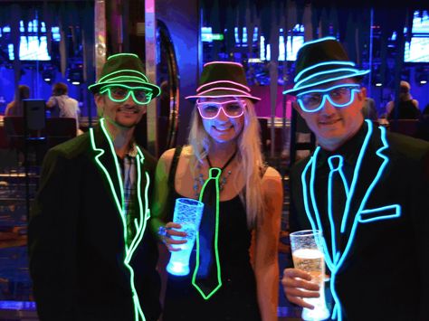 Light Up Suit Jackets, Battery Powered, Incredible Glow! by GlowCity, LLC — Kickstarter Glow Costume, Led Jacket, Led Sunglasses, Oasis Of The Seas, Light Up Dresses, Fun Jacket, Teen Party Games, Crew Team, Floral Headdress