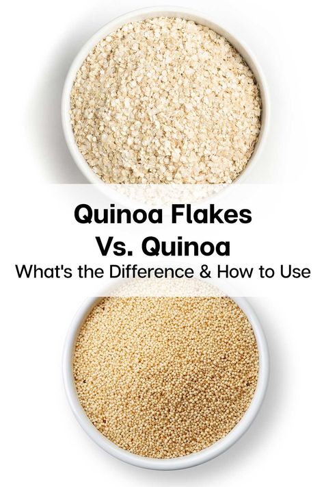 Let's to take a look at the differences between quinoa flakes vs quinoa, their nutritional benefits, cooking methods, and more. So, read on to discover the unique qualities of quinoa flakes and whole quinoa. Recipes Using Quinoa Flakes, Quinoa Flakes Recipes, Quinoa Smoothie, Overnight Quinoa, Quinoa Milk, Quinoa Flakes, Fried Quinoa, Quinoa Seeds, Vitamin B3 Niacin