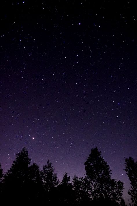 Stars Aesthetic Night Skies Purple, Purple Winter Aesthetic, Starry Night Wallpaper, Starlit Night, Moon And Stars Wallpaper, Photo Rose, Dark Background Wallpaper, Amoled Wallpapers, Night Sky Photography