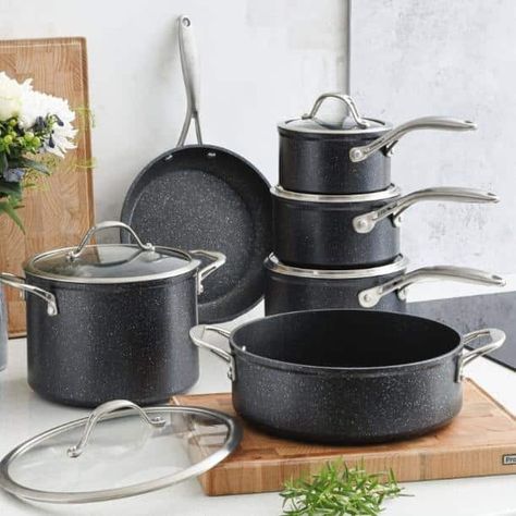 Granite Cookware Sets Slow Cooker Bread, Microwave Cookware, Ceramic Cookware Set, Cooking Pizza, Kitchenware Shop, Smoothie Makers, Kettle And Toaster, Frying Pans, Fondue Set