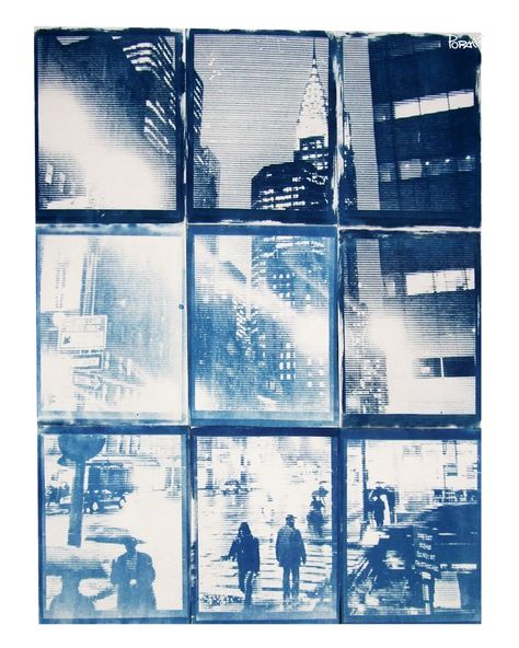 Cyanotype by Poramit Thantapalit Solarfast Sun Prints, Nyc Streets, Mises En Page Design Graphique, Photography And Graphic Design, Cyanotype Process, A Level Photography, Sun Prints, Alternative Photography, Photo Techniques