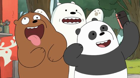 The 3 Bears Cartoon, We Bare Bears Wallpapers Desktop, 3 Bears Cartoon, We Bear Bares, The Bare Bears, Bare Bears Wallpaper, We Are Bears, Bears Wallpaper, Ice Bear We Bare Bears