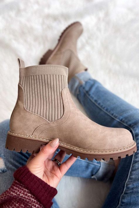 Corkys Cabin Fever Bootie Slip On Sock Booties, Boots For Women Ankle Work, Womens Booties No Heel, Cheap Trendy Fall Booties, Classy Casual Shoes Women, Ankle Boots Winter 2022, Casual Winter Shoes Comfy, Booties For Short Women, Target Fall Boots 2022