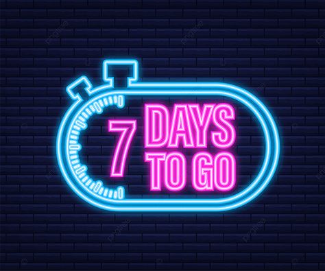 2 Days To Go, 7 Days To Go Countdown, One Week To Go Countdown, 1 Week To Go Countdown, 7 Days To Go Countdown Birthday, 7 Days To Go Countdown Wedding, 5 Days To Go Countdown Wedding, Buy 1 Get 1 Free Design Poster, Count Down