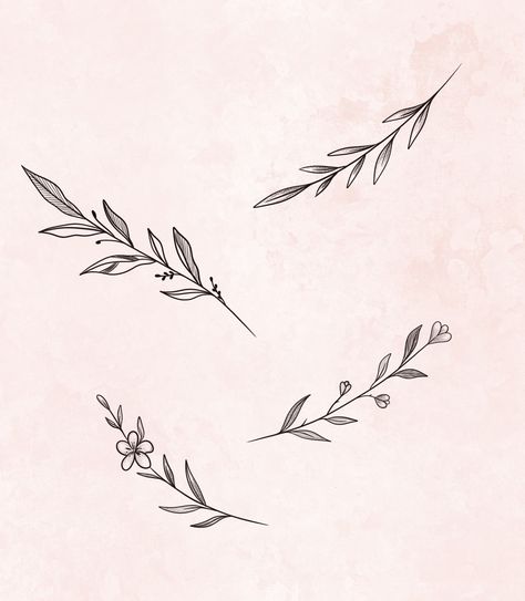 Hello Peeps! I'm back from vacation and feeling so refreshed. I've been getting some messages about tattoo designs. Thanks for that! ✌️ Feel free to take a look at these ideas and pick one that you like! 😜 #twig#twigtattoo#sprig#tattoo#tattooidea#tattooforgirls#delicatetattoo#minimalism#floral#naturetattoo Queen Ann Lace Tattoo, Vine Tattoo Stencil Simple, Redwood Leaf Tattoo, Delicate Cover Up Tattoo, Dainty Flower Wrist Tattoos, Simple Leaf Tattoo Design, Sideways Flower Tattoo, John 15:5 Tattoo Vines, Word Tattoo With Flowers