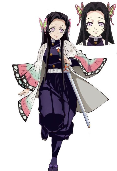 Shinobu In Different Outfits, Demon Slayer Shinobu Official Art, Kanae Chibi Official Art, Shinobu Kochou Official Art, Kanae Official Art, Kny New Official Art, Sanemi Chibi Official Art, Shinobu Chibi Official Art, Shinobu Outfit