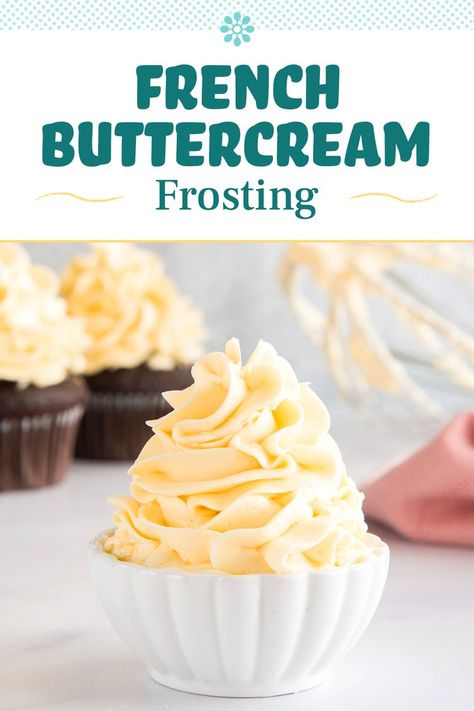 Meringue, French Icing Recipe, French Silk Icing, Cooked Icing Recipe, Cooked Buttercream Frosting, French Silk Frosting Recipe, French Frosting Recipe, French Buttercream Recipe, French Vanilla Buttercream Frosting