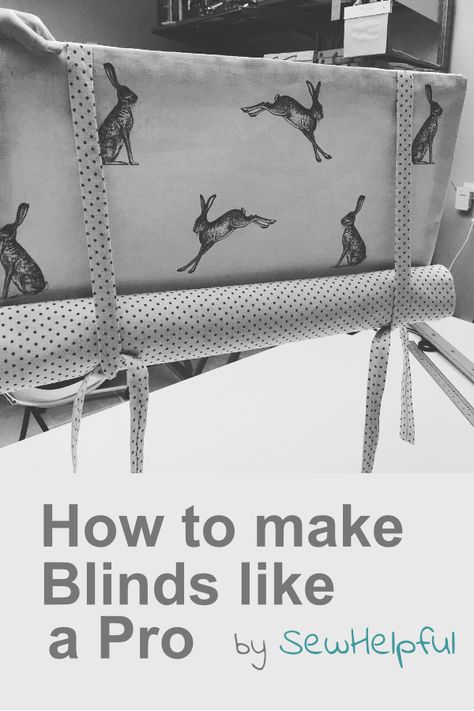 Make Your Own Roman Blinds, Make Blinds, Making Blinds For Windows, Make A Roman Blind, Diy Window Blinds How To Make, Diy Roman Blinds How To Make, Blinds Diy, Diy Roller Blinds How To Make, Diy Blinds For Windows