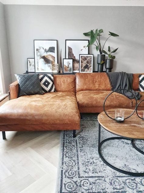 Sofa Interior Design, Boho Decor Ideas, Brown Sofa Living Room, Leather Couches Living Room, Brown Couch Living Room, Sofa Interior, Leather Sofa Living Room, Home Decor Ideas Living Room, Sofa Sets