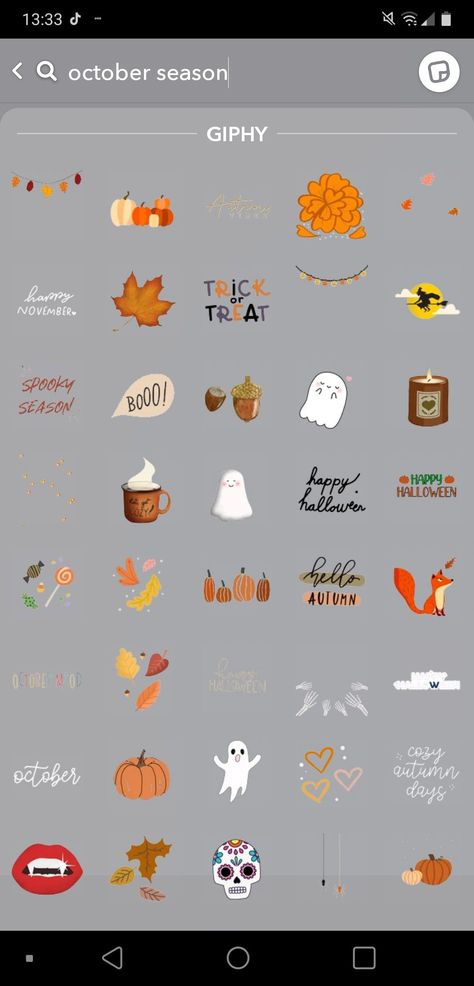 October Instagram Story Ideas, Halloween Instagram Story Stickers, Fall Insta Story Stickers, October Ig Story, October Aesthetic Instagram, Fall Gifs Instagram, Fall Instagram Story Stickers, Fall Snapchat Stickers, Halloween Stickers Instagram