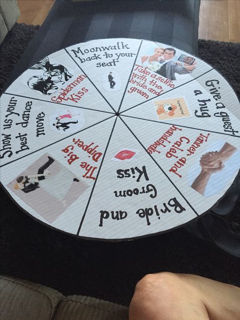 Spinning wheel for wedding reception Wedding Wheel Game, Wedding Spin The Wheel, Spin Wheel Game Ideas, Smith Wedding, Wedding Game, Cinderella Story, Diy Games, Wheel Of Fortune, Lake Wedding