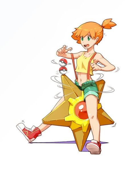 Misty Misty Waterflower, Misty From Pokemon, Pokemon Original, Oc Pokemon, Pokemon Waifu, Pokemon Images, Pokemon Comics, All Pokemon, Pokemon Fan Art