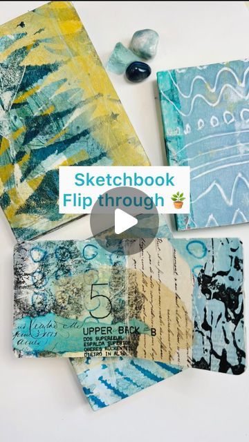 Susan McCreevy | Mixed media Artist on Instagram: "Sketchbook flip through 📚 I love peeking into other artist’s sketchbooks 👀 hope you enjoy this flip through 🪴📚 . . . #sketchbookflipthrough #artjournal #upcycledbooks" Sketchbook Mixed Media, Gel Plate, Watercolor Art Journal, Printed Plates, Mixed Media Artists, Artist On Instagram, Art Classes, Watercolor Art, Art Journal