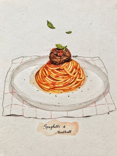 Spaghetti Drawing, Embroidery Magnets, Spaghetti Painting, Spaghetti Illustration, Windows Illustration, Spaghetti Art, Bologna Food, Pasta Art, Let's Make Art