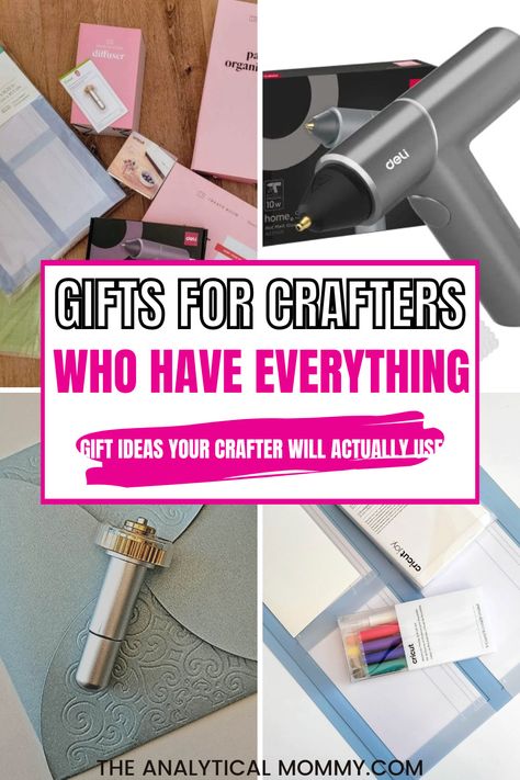 Are you confused of what gifts you need to get for a crafter who literally has everything? If so, you don't have to spend hours and hours because we've got you the best gift ideas for crafters that they will totally appreciate it. I promise, she will be happy having these craft gifts from you. Crafters Gift Basket Ideas, Craft Lover Gifts, Gift Ideas For Crafty People, Christmas Gift Ideas For Crafters, Gifts For Crafty Women, Gift For Crafter, Christmas Gifts For Crafters, Crafter Gift Basket, Gifts For Crafty People