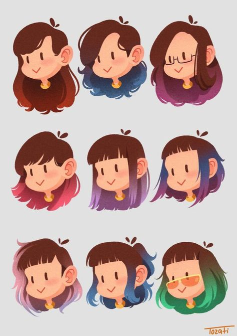 Male Hairstyles, Drawing Hair, Cartoon Hair, Hair Sketch, Drawing Cartoon Characters, Drawing Faces, 캐릭터 드로잉, Hair Tutorials, Facial Expressions