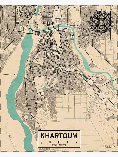 Sudan Wallpaper, Sudan Aesthetic, Sudan Art Culture, Sudan Culture, Sudan Map, Sudan Khartoum, Islamic City, Sudan Flag, Maps Aesthetic