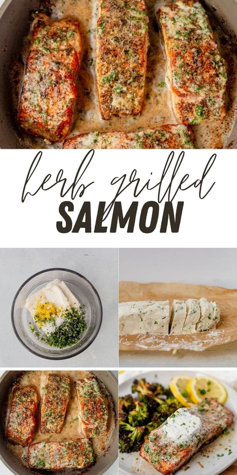 Holiday Seafood Recipes, Salmon Toppings, Salmon Marinade Recipes, Herb Crusted Salmon, Herb Salmon, Copycat Olive Garden, Italian Seasonings, Olive Garden Copycat, Salmon Marinade