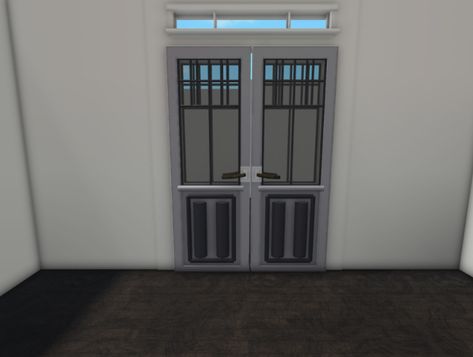 Bloxburg Doors Ideas, Bloxburg Custom Door Ideas, Custom Stairs Bloxburg, Bloxburg Custom Stairs, Bloxburg Detailed Builds, Custom Doors Bloxburg, Custom Bloxburg Door, Custom Windows Bloxburg, Custom Door Bloxburg