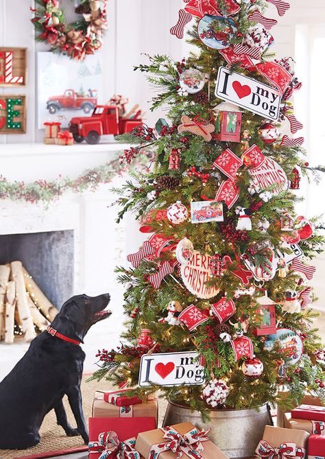 Raz Imports Christmas Trees for 2019 - My Christmas Natal, Raz Imports Christmas Trees, Raz Imports Christmas, Farmhouse Design Ideas, Dog Tree, House Design Ideas, Christmas Tree Inspiration, Ribbon On Christmas Tree, Decorating Themes