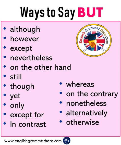 Ways To Say But, Tatabahasa Inggeris, Materi Bahasa Inggris, Essay Writing Skills, Good Vocabulary Words, Good Vocabulary, English Language Teaching, English Writing Skills, Words To Use