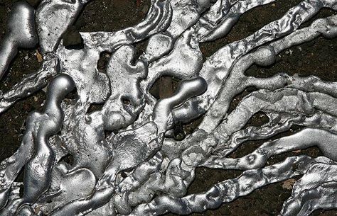 Molten metal Melting Metal, Aluminum Cans, Lighting Concepts, Liquid Metal, Graphic Design Illustration, Heavy Metal, Metal Art, Sculpture Art, Metallica