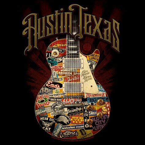 Austin loves music! Texas Music, Texas Life, Cat City, Loving Texas, Texas Girl, Great Music, Texas History, Lone Star State, Texas Travel