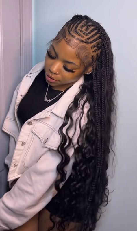 Braids Quick Weave, Braids Quick, Back To School Hairstyle, Hair Braid Designs, Birthday Hairstyles, Quick Natural Hair Styles, Box Braids Hairstyles For Black Women, Cute Braided Hairstyles, Quick Weave Hairstyles