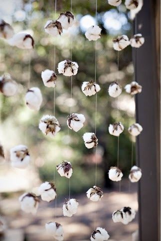 Cotton Decor, Cotton Boll, Cotton Wedding, Southern Bride, Cotton Balls, Southern Weddings, Garland Wedding, Deco Floral, Southern Wedding