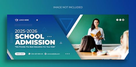 School Banner Design Ideas, Educational Banner, Facebook Header, Education Banner, Drink Design, Banner Web, Fashion Banner, Blog Banner, About School