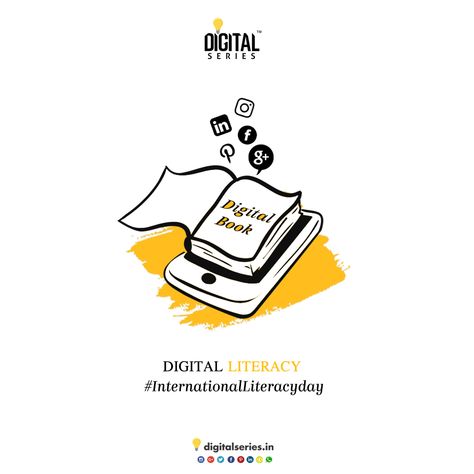 Vision Of Digital India, International Literacy Day, Healthcare Branding, Generation Gap, Literacy Day, Digital India, Graphic Design Flyer, Digital Literacy, Brand Management