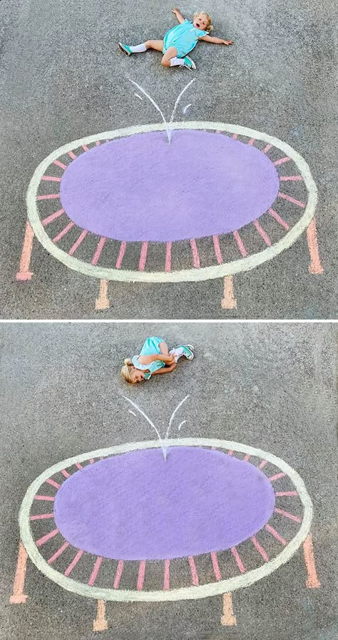 Funny Sidewalk Chalk Art, Easter Sidewalk Chalk Art, Chalk Art Inspiration, Easy Side Walk Chalk Art, Cool Chalk Drawings, Driveway Chalk, Chalk Photography, Chalk Pictures, Chalk Art Ideas