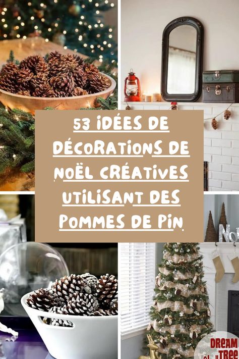 Rendez vos fêtes écoresponsables avec des pommes de pin. Transformez ces trésors de la nature en décorations de Noël époustouflantes. Simple, élégant et respectueux de l'environnement.

#NoëlVert #DécoÉco #PommeDePin #FêtesDurables Decoration Noel Nature, Diy Deco, Diy Home Decor, Home Diy, Pins, Home Decor, Home Décor